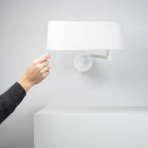 Faro Barcelona - desliz Lample applique blanche