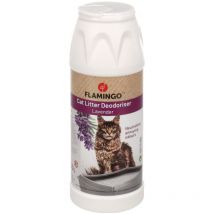 Désodorisant de litière avec parfum de lavande 750 g pour chat Flamingo