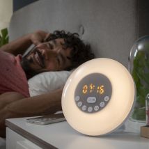 Innovagoods - Despertador Amanecer Recargable con Altavoz Sunrilk