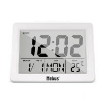 25738 despertador Reloj despertador analógico Blanco - Mebus