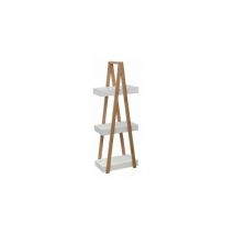Atmosphera Créateur D'intérieur - Desserte 3 niveaux Natureo Atmosphéra - Blanc - Blanc
