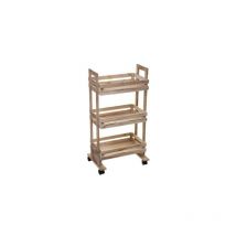 Desserte à roulettes 3 étages en bois cagette - 5five