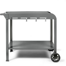 Livoo - Desserte gris 91.5x50.2x80cm GS168G