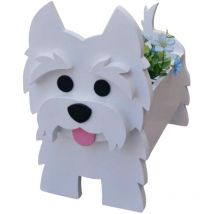 Pot de décoration pour la maison, pots de fleurs succulentes pour animaux, pot de fleurs en pvc pour chien de dessin animé mignon pour bureau à