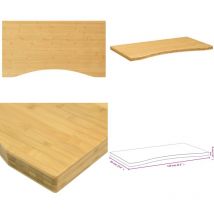 Dessus de bureau 110x60x4 cm bambou - dessus de bureau - dessus de table de remplacement - Home & Living