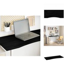 Vidaxl - Dessus de bureau marron foncé bois chêne massif rectangulaire - Dessus De Bureau - Plan De Travail - Plan De Travail De Cuisine - Plan De