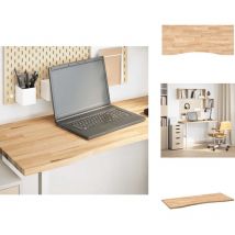 Vidaxl - Dessus de bureau non traité bois massif de chêne rectangulaire - Dessus De Bureau - Plan De Travail - Plan De Travail De Cuisine - Plan De