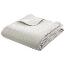 Dessus de lit 260 x 240 cm + 2 Taies 60 x 60 cm 'Dolce' Atmosphera - Couleur: Ivoire