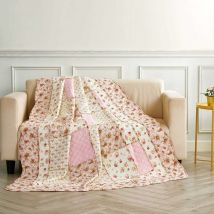Dessus de lits et Couvre Lits Couverture Matelassé Parure de Lit Climatisation Couette d'Eté l'Air Conditionné Imprimé Courtepointe Fei Yu