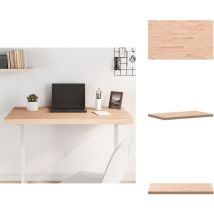 Dessus de table 100x60x4 cm rectangulaire bois massif de hêtre - Dessus De Table - Table En Bois - Plateau De Table - Bois Massif - Hêtre