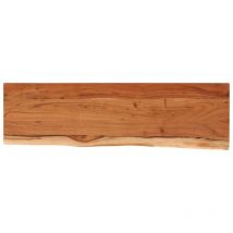 Tagère murale rectangulaire massif acacia bordure assortie Vidaxl