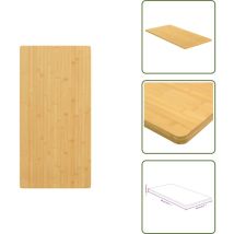 Dessus de table 40x80x1,5 cm bambou - Dessus De Table - Plateau De Table - Table Basse - Table D'appoint - Table En Bambou