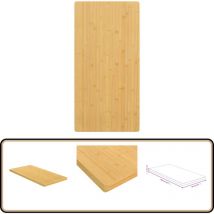 Dessus de table 50x100x2,5 cm bambou - Dessus De Table - Plateau De Table - Table Basse - Table D'appoint - Table En Bambou