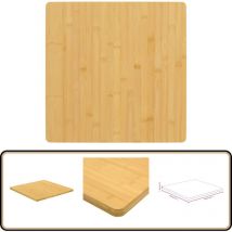 Dessus de table 50x50x1,5 cm bambou - Dessus De Table - Plateau De Table - Table Basse - Table D'appoint - Table En Bambou