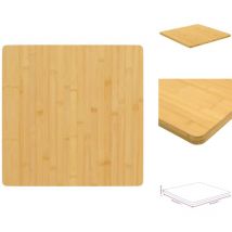 Dessus de table 50x50x1,5 cm bambou - Dessus De Table - Plateau De Table - Table Basse - Table D'appoint - Table En Bambou