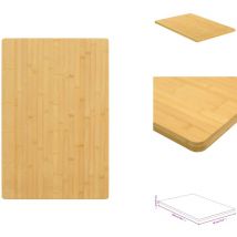 Dessus de table 60x100x1,5 cm bambou - Dessus De Table - Plateau De Table - Table Basse - Table D'appoint - Table En Bambou