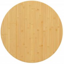 Tuserxln - Dessus de table Ø60x2,5 cm bambou