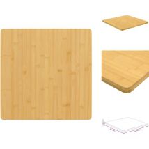 Dessus de table 60x60x1,5 cm bambou - Plateau De Table - Dessus De Table - Table Basse - Table D'appoint - Table En Bambou