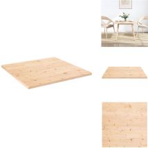 Dessus de table 70x70x2,5 cm bois de pin massif - Dessus De Table - Plateau De Table - Bois Massif - Table Basse - Table D'appoint