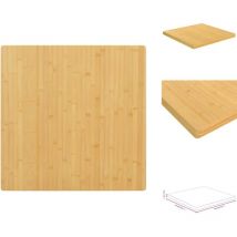 Dessus de table 70x70x4 cm bambou - Dessus De Table - Plateau De Table - Table Basse - Table D'appoint - Table En Bambou
