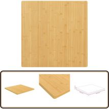 Dessus de table 90x90x2,5 cm bambou - Dessus De Table - Plateau De Table - Table Basse - Table D'appoint - Table En Bambou
