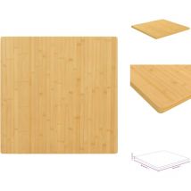 Dessus de table 90x90x2,5 cm bambou - Dessus De Table - Plateau De Table - Table Basse - Table D'appoint - Table En Bambou