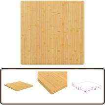 Dessus de table 90x90x4 cm bambou - Dessus De Table - Plateau De Table - Table Basse - Table D'appoint - Table En Bambou