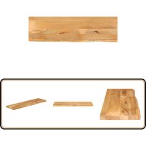 Dessus de table à bord vivant 110x30x2,5cm bois massif manguier - Dessus De Table - Table Basse - Table En Bois - Bois Massif - Manguier
