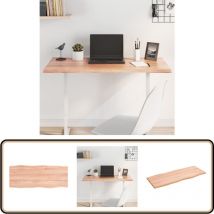 Dessus de table bois chêne massif traité bordure assortie - Dessus De Table - Plateau De Table - Table En Bois - Chêne Massif - Meuble De Salle à