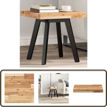 Dessus de table carré 40x40x4 cm bois massif d'acacia - Dessus De Table - Table Ronde - Table Carrée - Table En Bois - Acacia