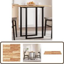 Dessus de table carré 70x70x2 cm bois massif d'acacia - Dessus De Table - Table En Bois - Acacia - Table Ronde - Table Carrée