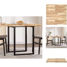 Dessus de table carré 80x80x4 cm bois massif d'acacia - Dessus De Table - Table Ronde - Table Carrée - Table En Bois - Acacia