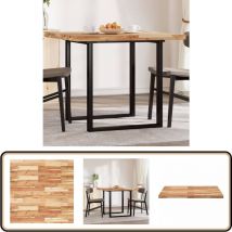 Dessus de table carré 90x90x4 cm bois massif d'acacia - Dessus De Table - Table En Bois - Acacia Massif - Table Ronde - Table Carrée