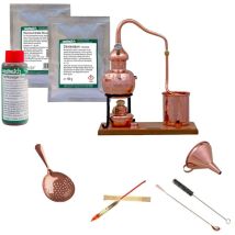 Komplettset Destille, Destilliergerät - Alembic Premium Mit Zubehör Und Gärhilfsmittel, 0,7l