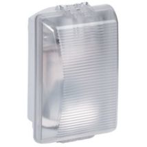 Hublot rectangulaire étanche Plexo avec diffuseur clair pour lampe E27 Legrand 062400