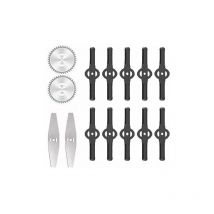 Laoa - Déstockage Accessoires pour tondeuses à gazon Lames de désherbeur électrique Lames de scie Manche télescopique léger pour la coupe du gazon,