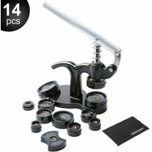 Déstockage Presse de Boîtier Montre, Outil Montre Pour Fermeture La Table Arrière De Montre 12 Tailles de Moules