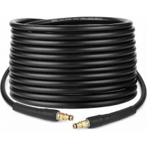 SNQ - Déstockage Tuyau pour Nettoyeur Haute Pression Karcher K2 K3 K4 K5 K6 K7 - 10m - Flexible Quick Connect avec Embouts en Laiton