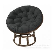 Déstockage,Coussin papasan rond coussin de chaise capitonné arrondi coussin de sol épais couleur unie confortable, Garden Cushion, Rattan Armchair
