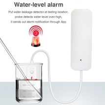 Déstockage,Débordement et inondation de la maison intelligente Notification APP Détecteur de niveau d'eau WiFi Alarme de détection de fuite d'eau