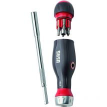 Destornillador combinado Usag 333 K/SH8 puntas de 6 1/4' con trinquete integrado