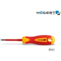 Destornillador Phillips PH1X80 1000V hogert