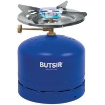 E3/73901 Fogón Camping Destroyer Botella Azul Ø23X7Cm Butsir
