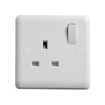 Deta - Vimark VC1207S Switched Socket 1-Gang 13A DETVC1207S