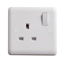 Deta Vimark Switched Socket 1-Gang 13A DETVC1207S