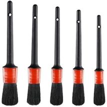 Gabrielle - Detailbürste (5er-pack), Auto-detailbürsten-set, Perfekt Für Die Reinigung Von Felgen, Armaturenbrett, Innen- Und Außenbereichen Von Autos