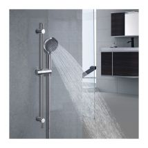 Detbom - Barra de Ducha con Ducha de Mano con Soporte Para Cabezal de Ducha de 3 Chorros y Manguera Flexible Juego de Ducha Ajustable Sistema de