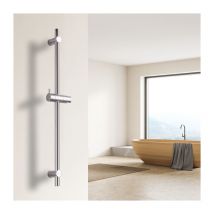 Detbom - Barra Doccia 70cm Barra Doccia con Supporto per Soffione Doccia Barra Doccia Universale in Acciaio inox Cromato