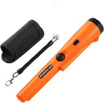 Jusch - Détecteur de métaux précieux, portable, vibration, alarme, étanche, balayage à 360°, 3 modes, -20 °C 60 °C, led, détection d'or et d'argent,