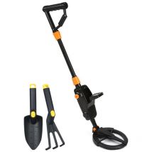 Lifcausal - Détecteur de métaux souterrain Gold Digger Treasure Hunter Outil de recherche de trésors avec pelle à sable et support pour enfants (avec
